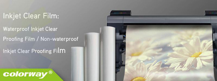 Lámina transparente para inyección de tinta